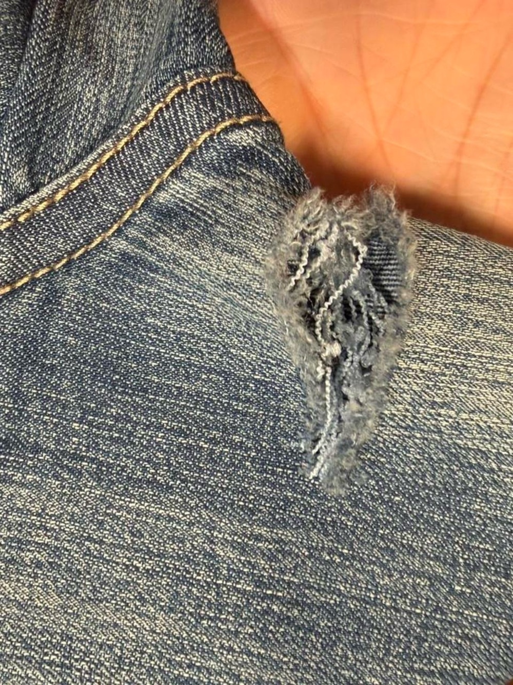 Y2K Bluenotes Embroidered Faded Low Rise Slim Bootcut Jeans - Picture 3 of 5